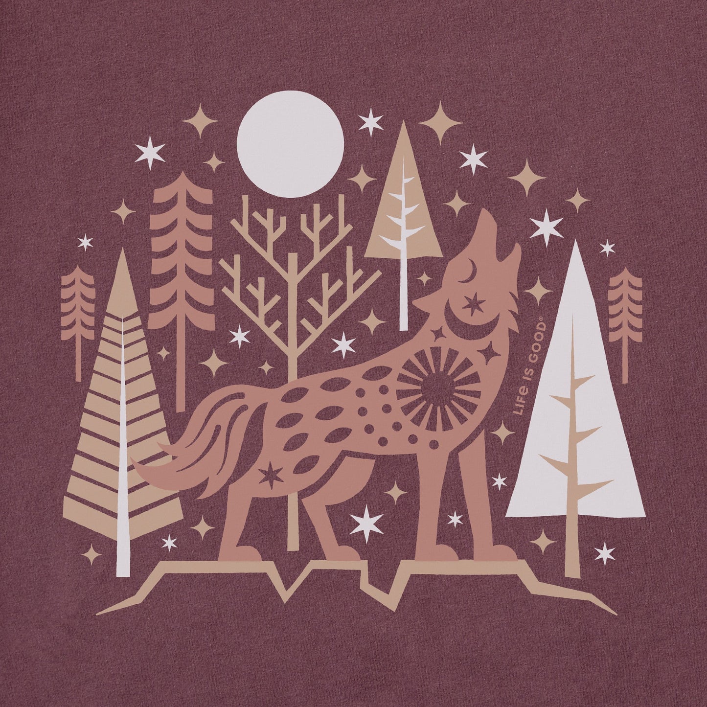 Men's Winter Wolf Long Sleeve Crusher Tee