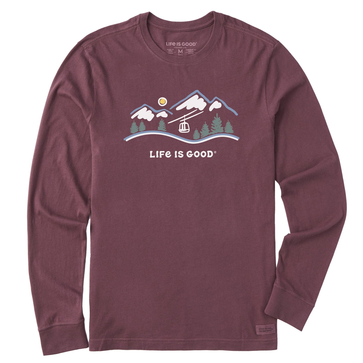 Men's Ski Lift Vista Long Sleeve Crusher Tee