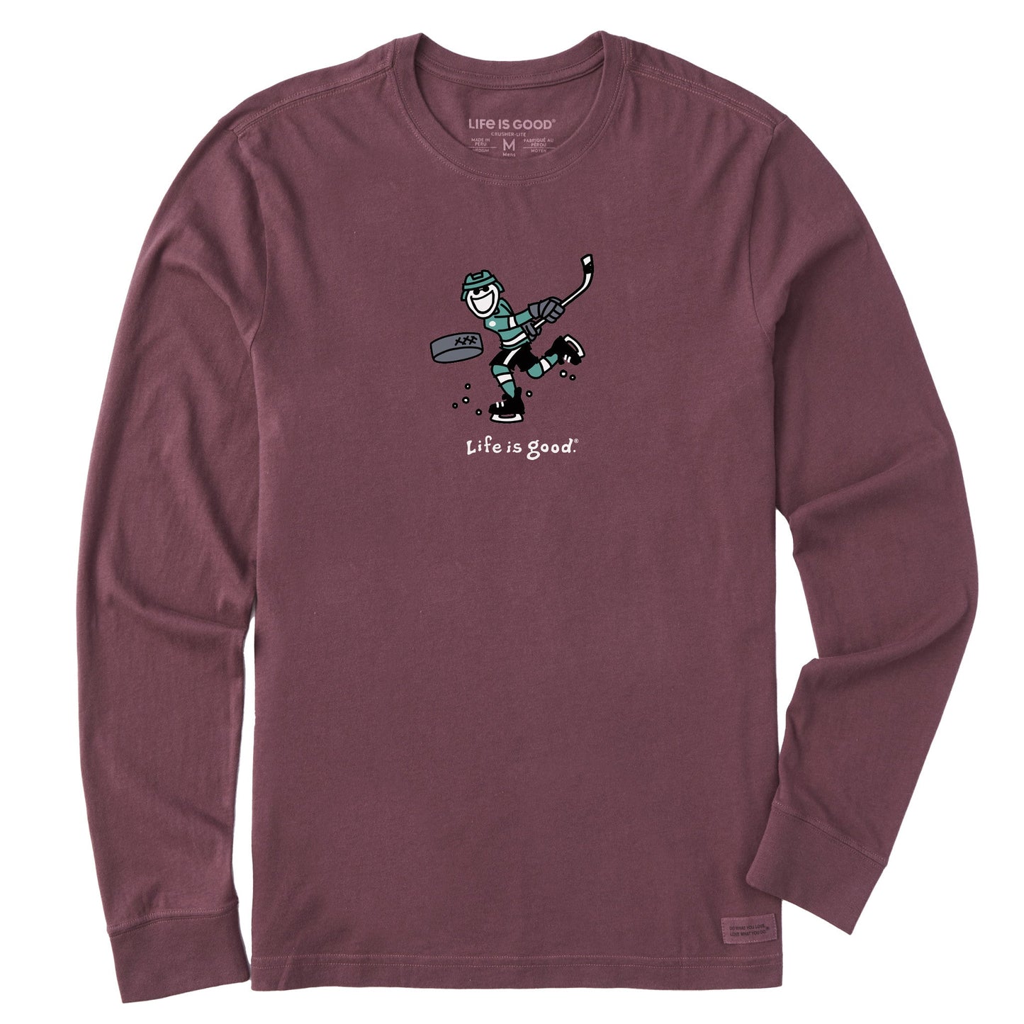 Men's Jake Slap Shot Long Sleeve Crusher Tee