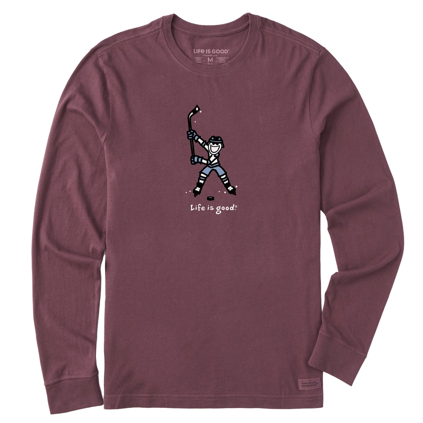 Men's Jake Hockey Swing Long Sleeve Crusher Tee