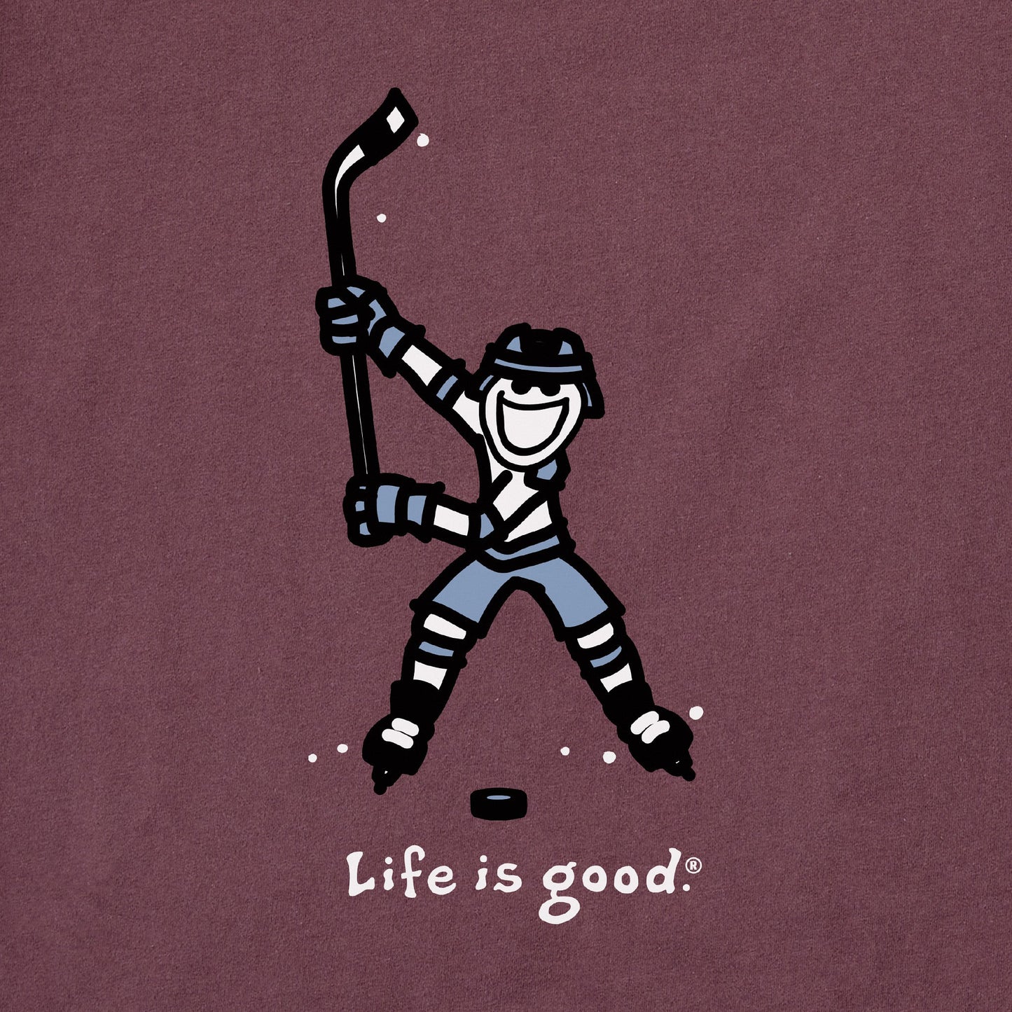 Men's Jake Hockey Swing Long Sleeve Crusher Tee