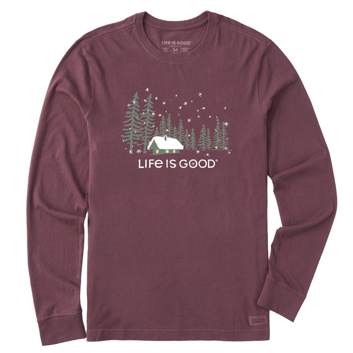 Men's Snowy Evening Long Sleeve Tee
