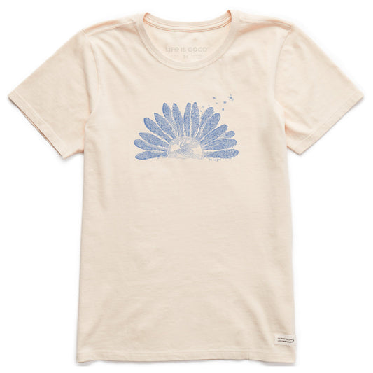 Women's Fineline Daisy Short Sleeve Crusher Tee