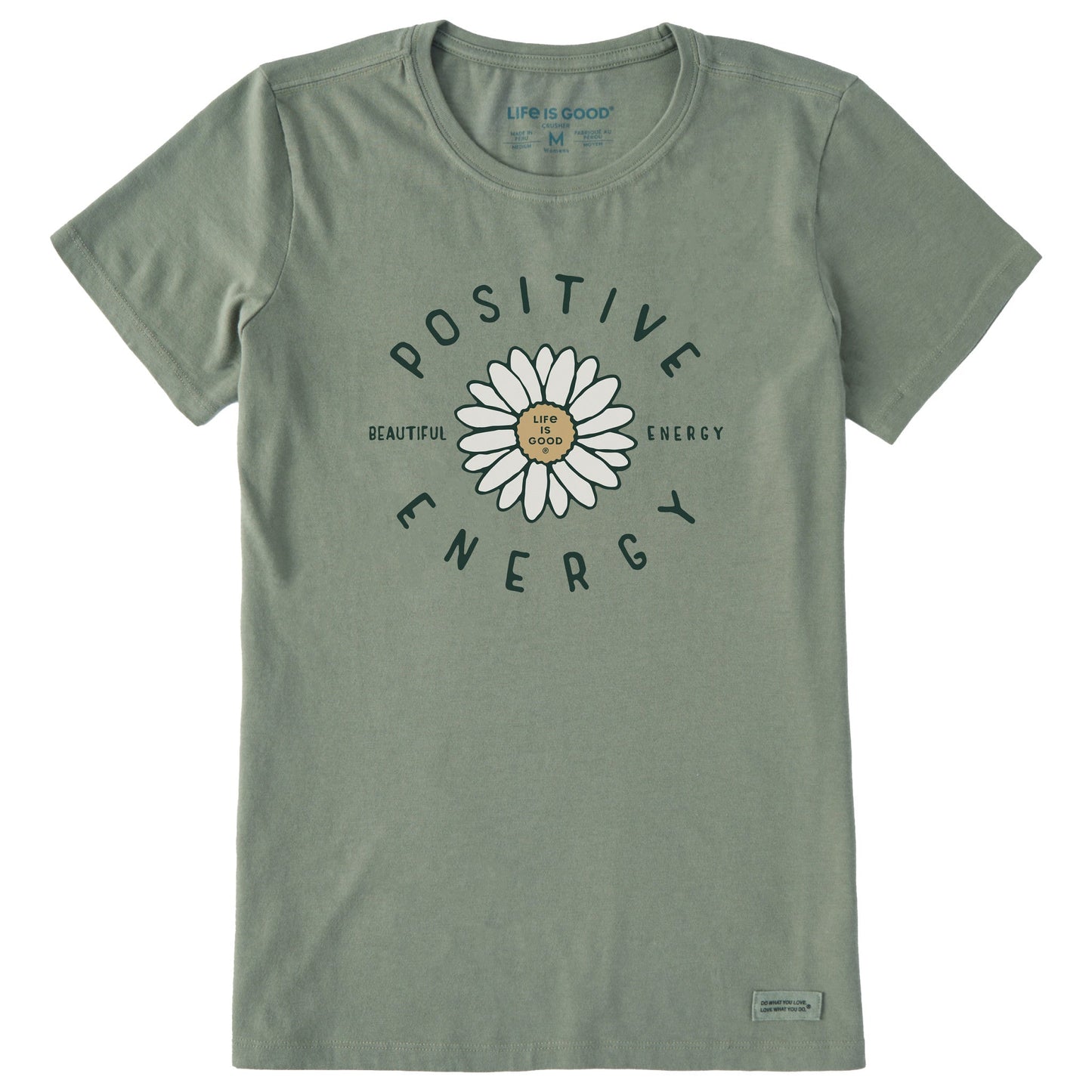 Women's Positive Energy Daisy Short Sleeve Crusher Tee