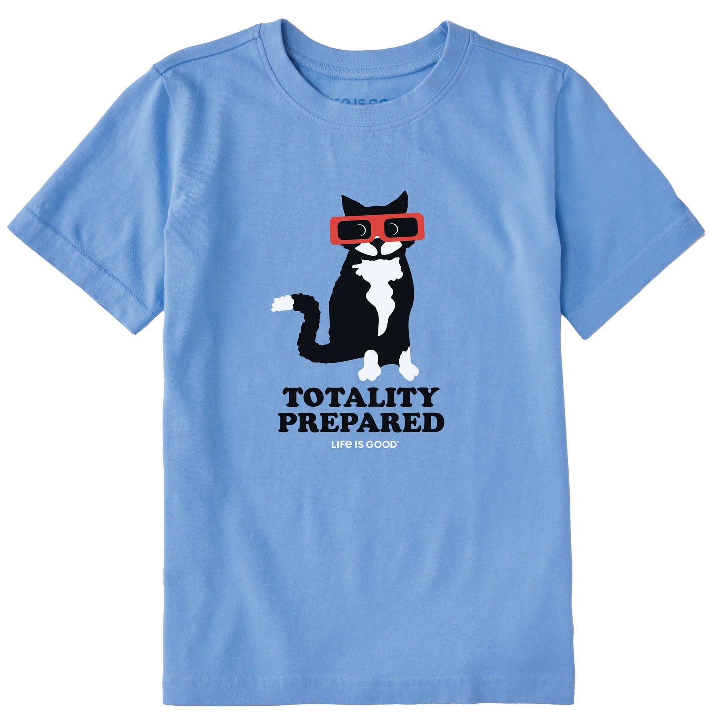 Kids Totality Prepared Solar Cat Short Sleeve Crusher Tee