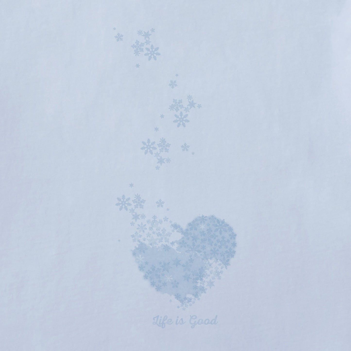 Women's Floating Hearts Long Sleeve Crusher Vee