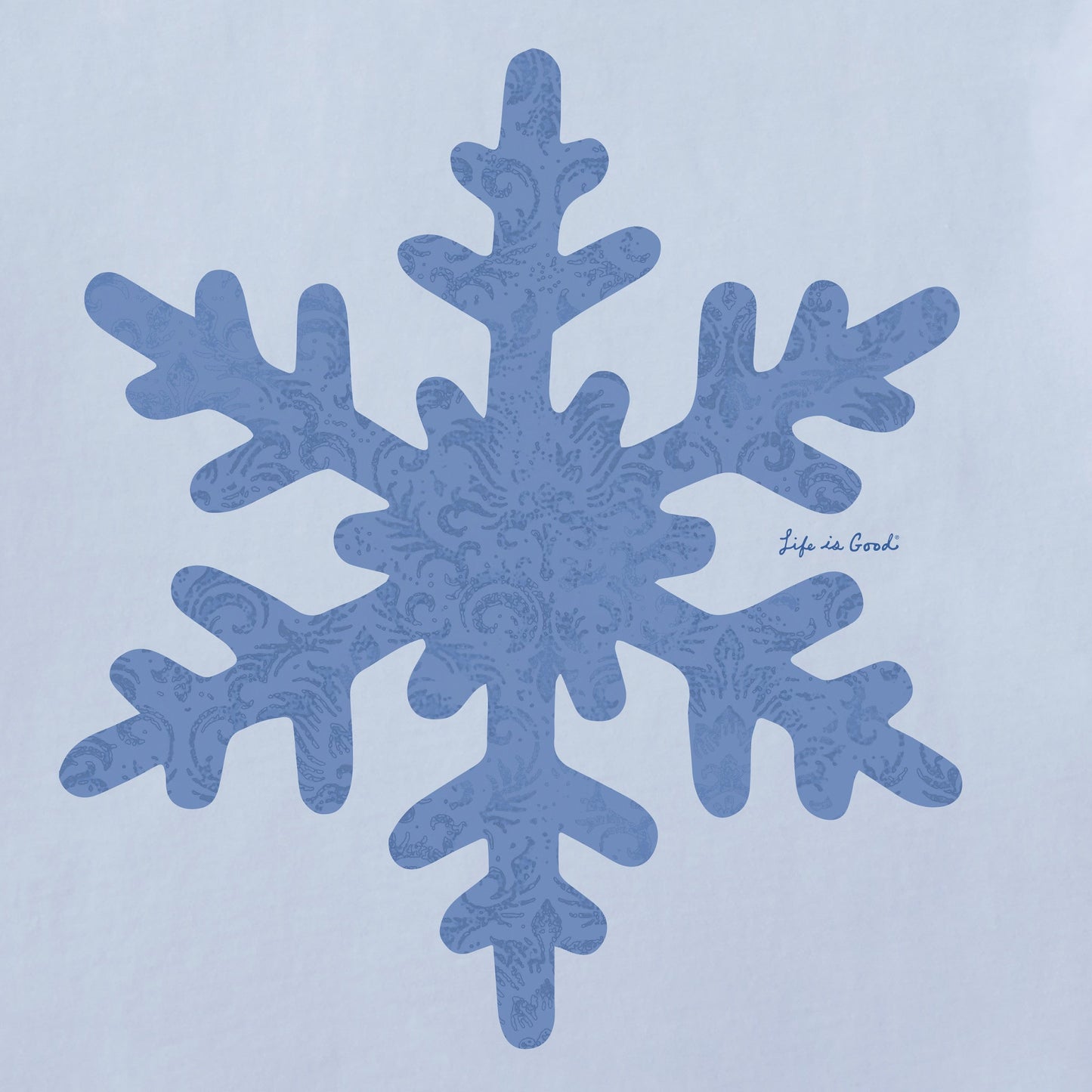 Women's Baroque Snowflake Long Sleeve Crusher Tee