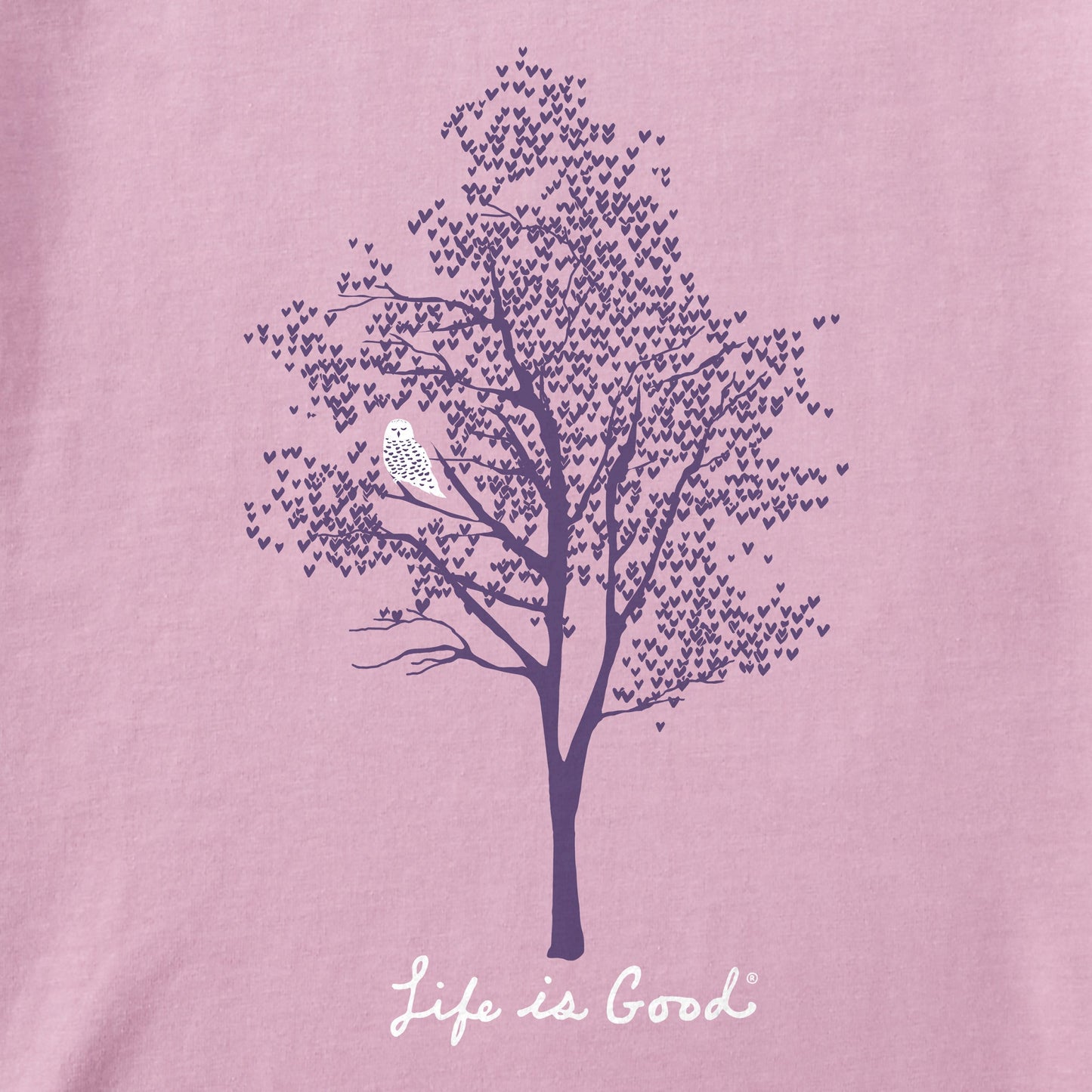 Women's Snowy Owl Long Sleeve Crusher Tee