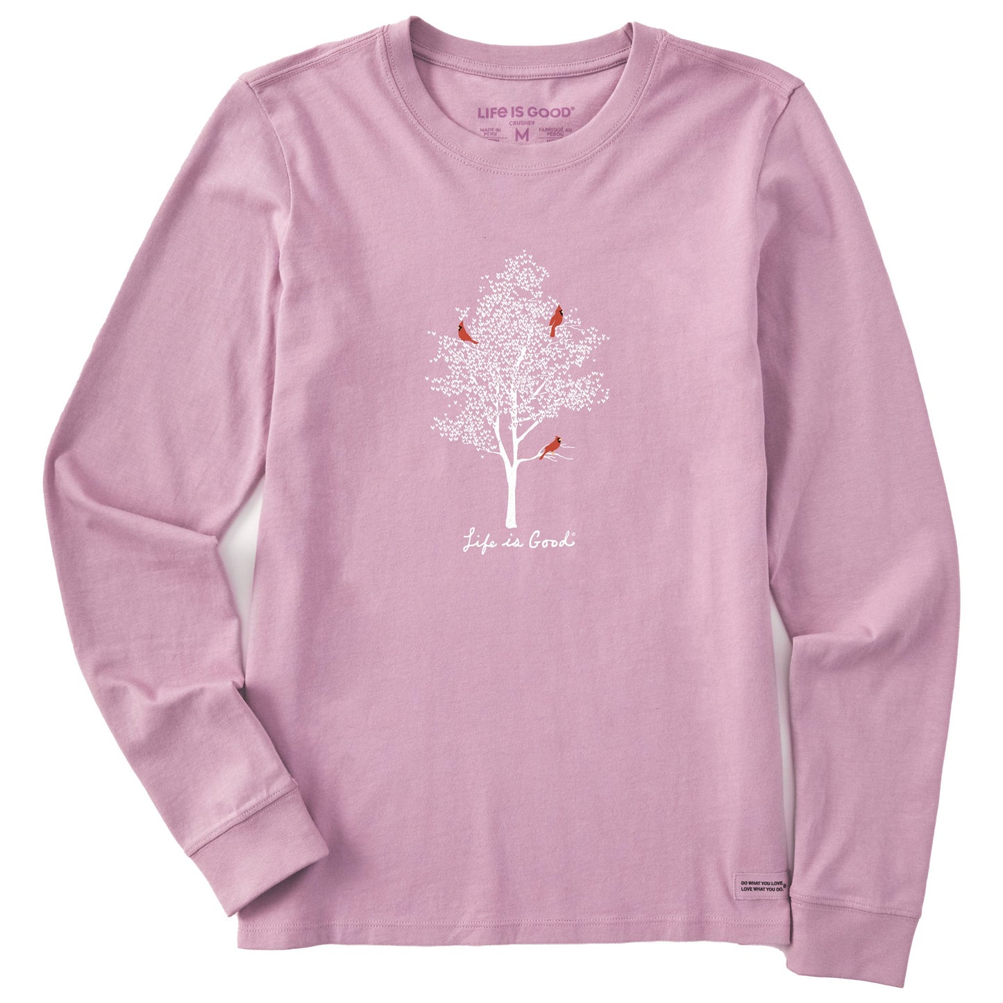 Women's Tree Cardinals Long Sleeve Crusher Tee