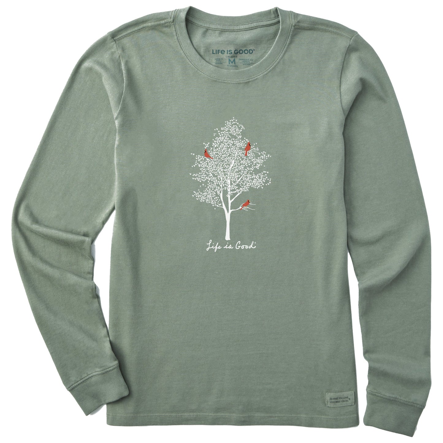 Women's Tree Cardinals Long Sleeve Crusher Tee