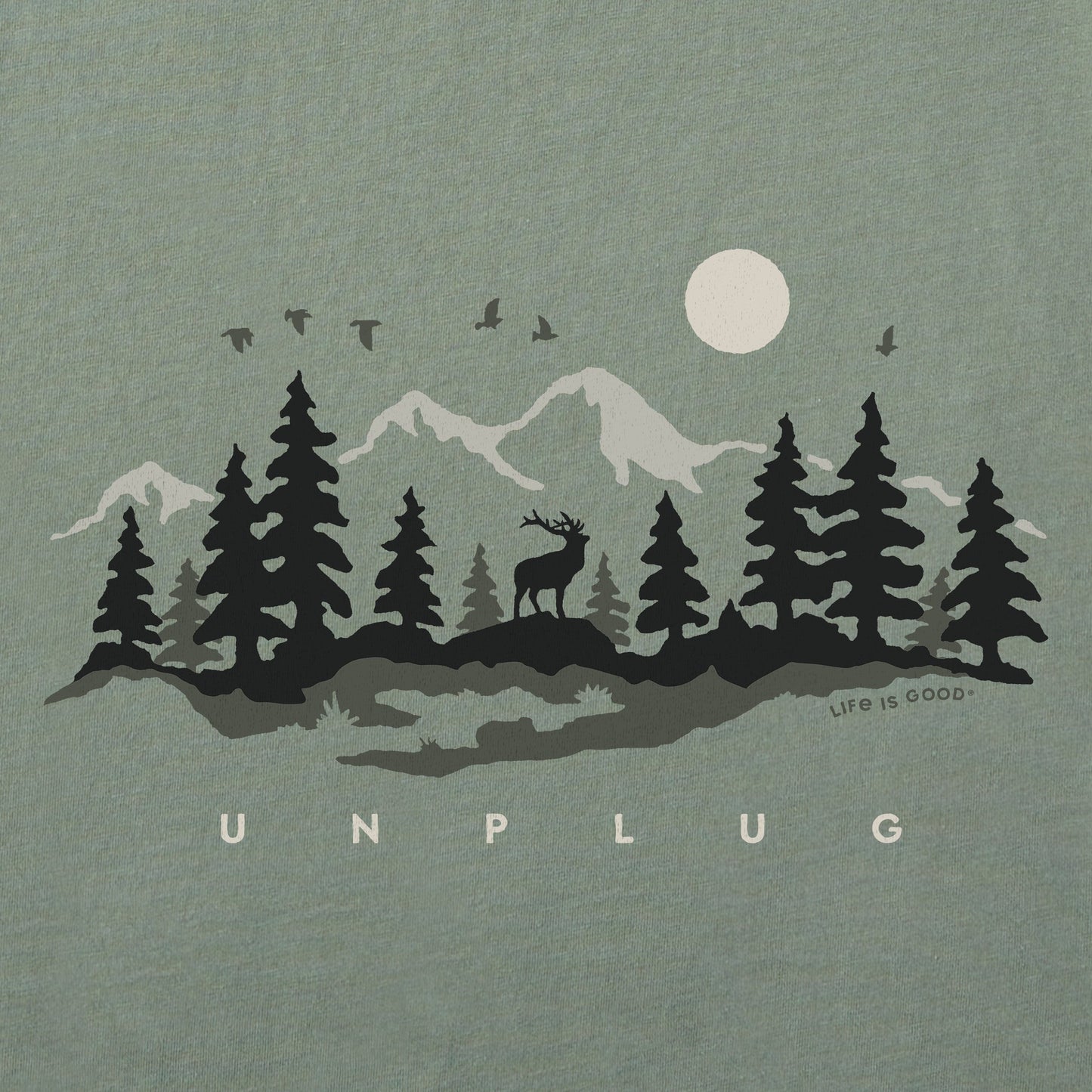 Women's Unplug in the Outdoors Long Sleeve Crusher Tee