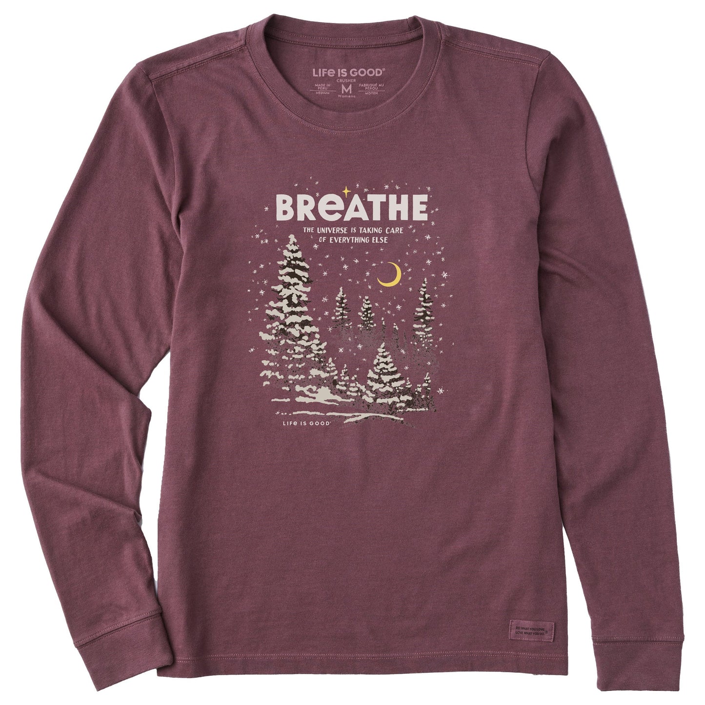 Women's Breathe Universe Winter Long Sleeve Crusher Tee