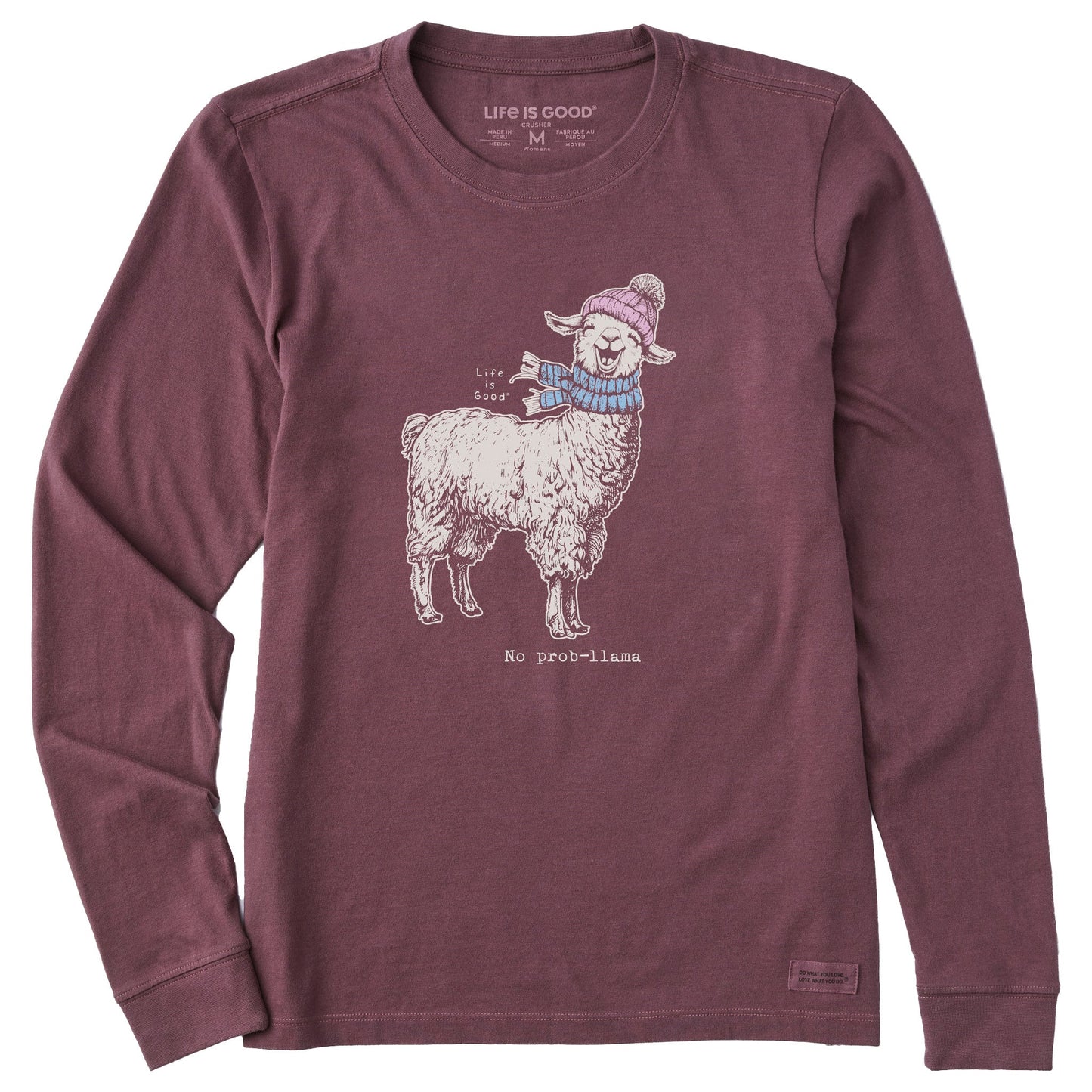 Women's No Prob-llama Long Sleeve Crusher Tee