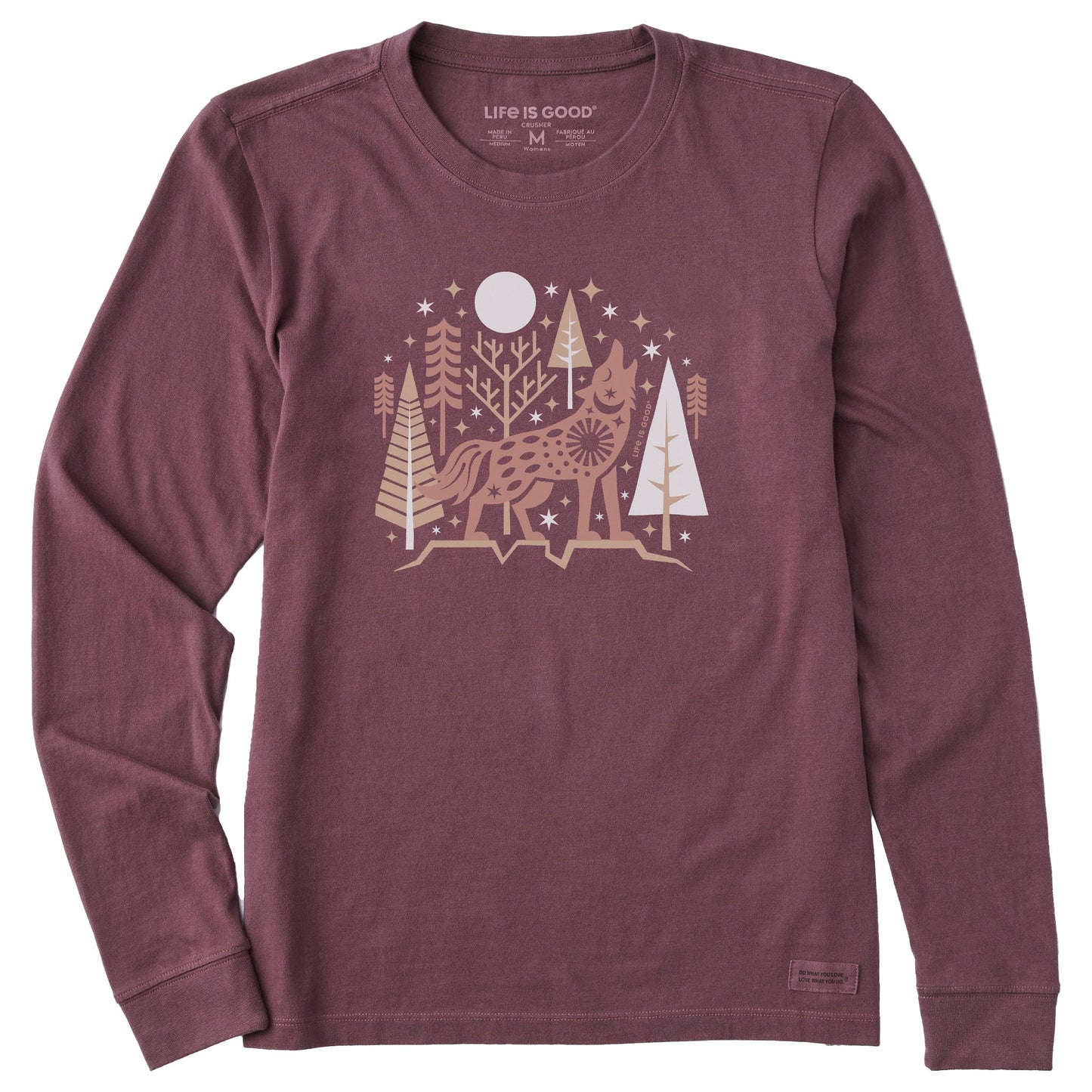 Women's Winter Wolf Long Sleeve Crusher Tee