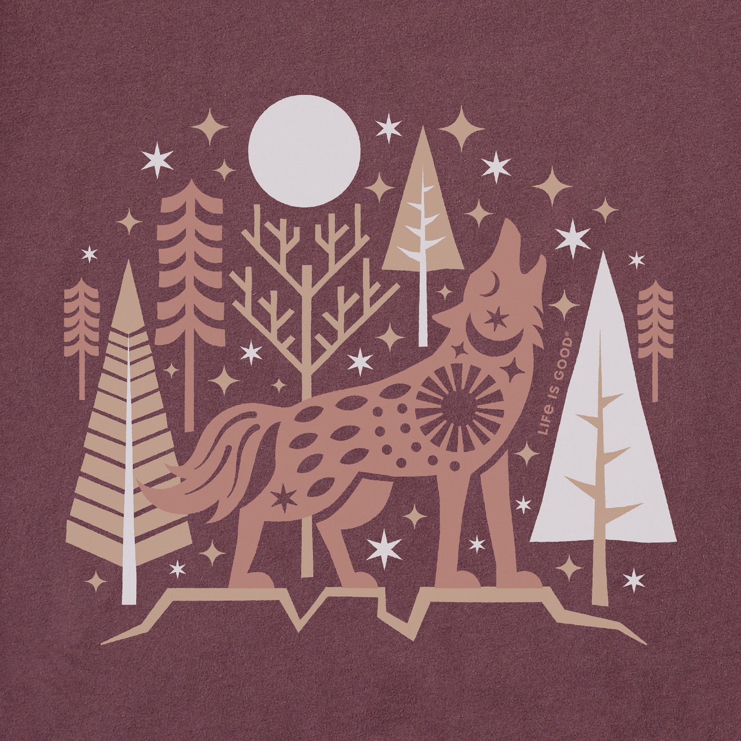 Women's Winter Wolf Long Sleeve Crusher Tee