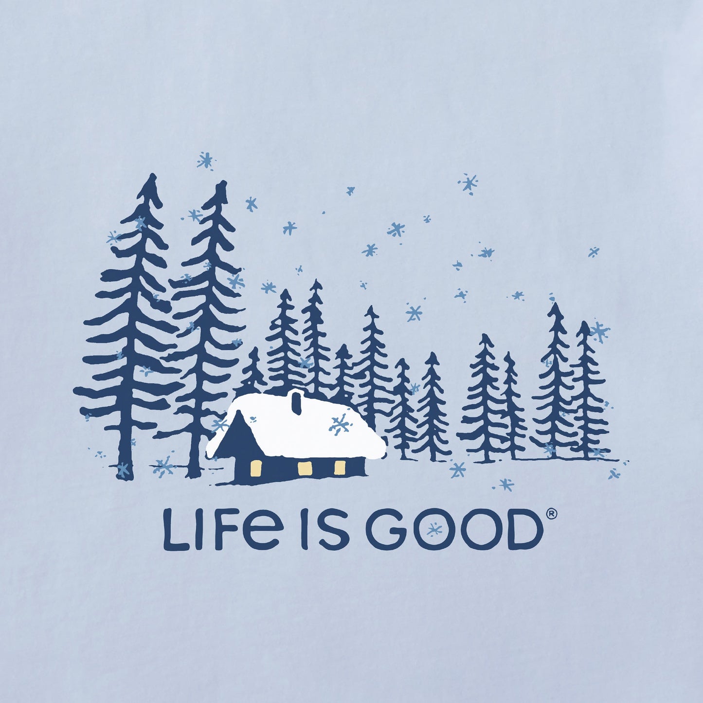 Women's Snowy Evening Long Sleeve Crusher Tee