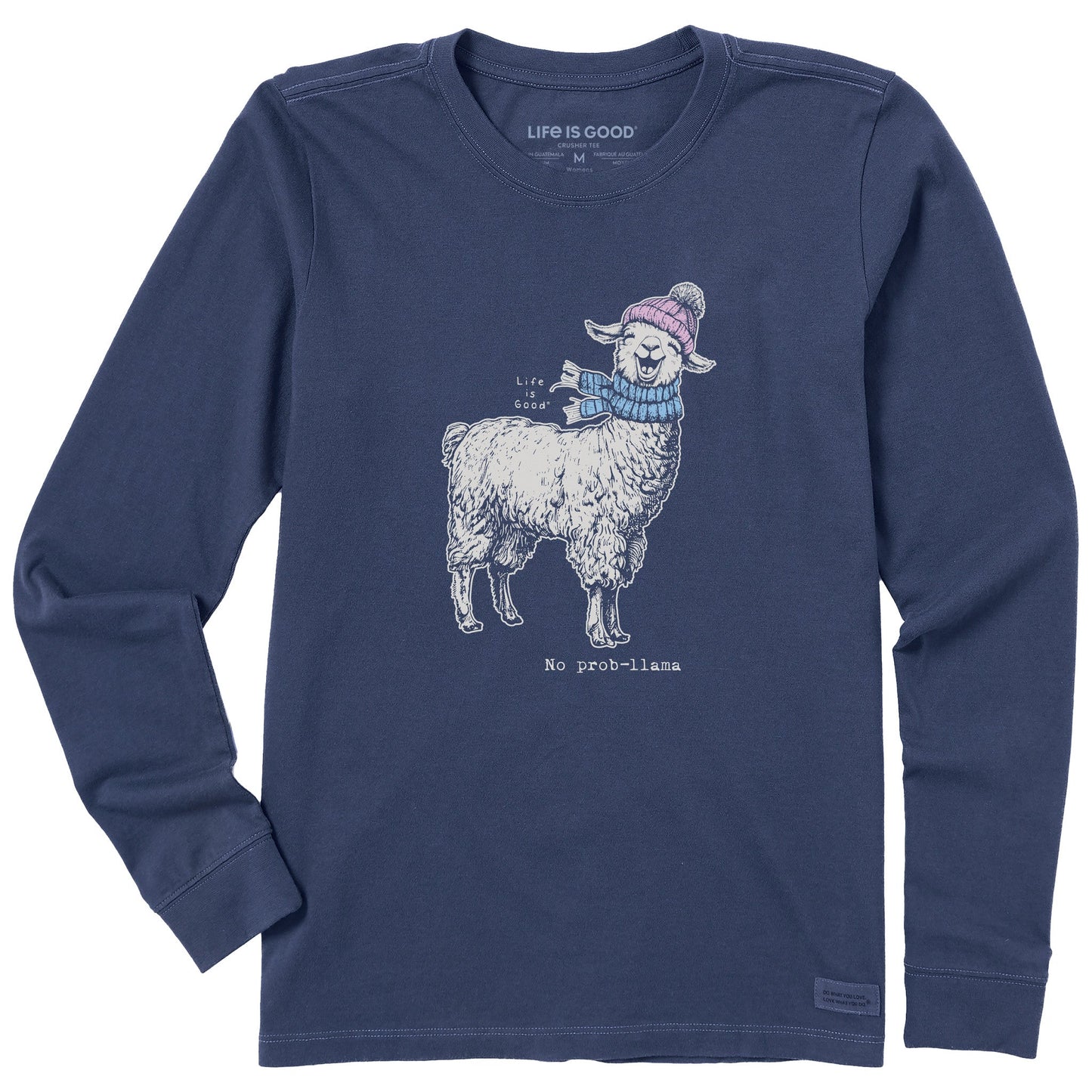 Women's No Prob-llama Long Sleeve Crusher Tee