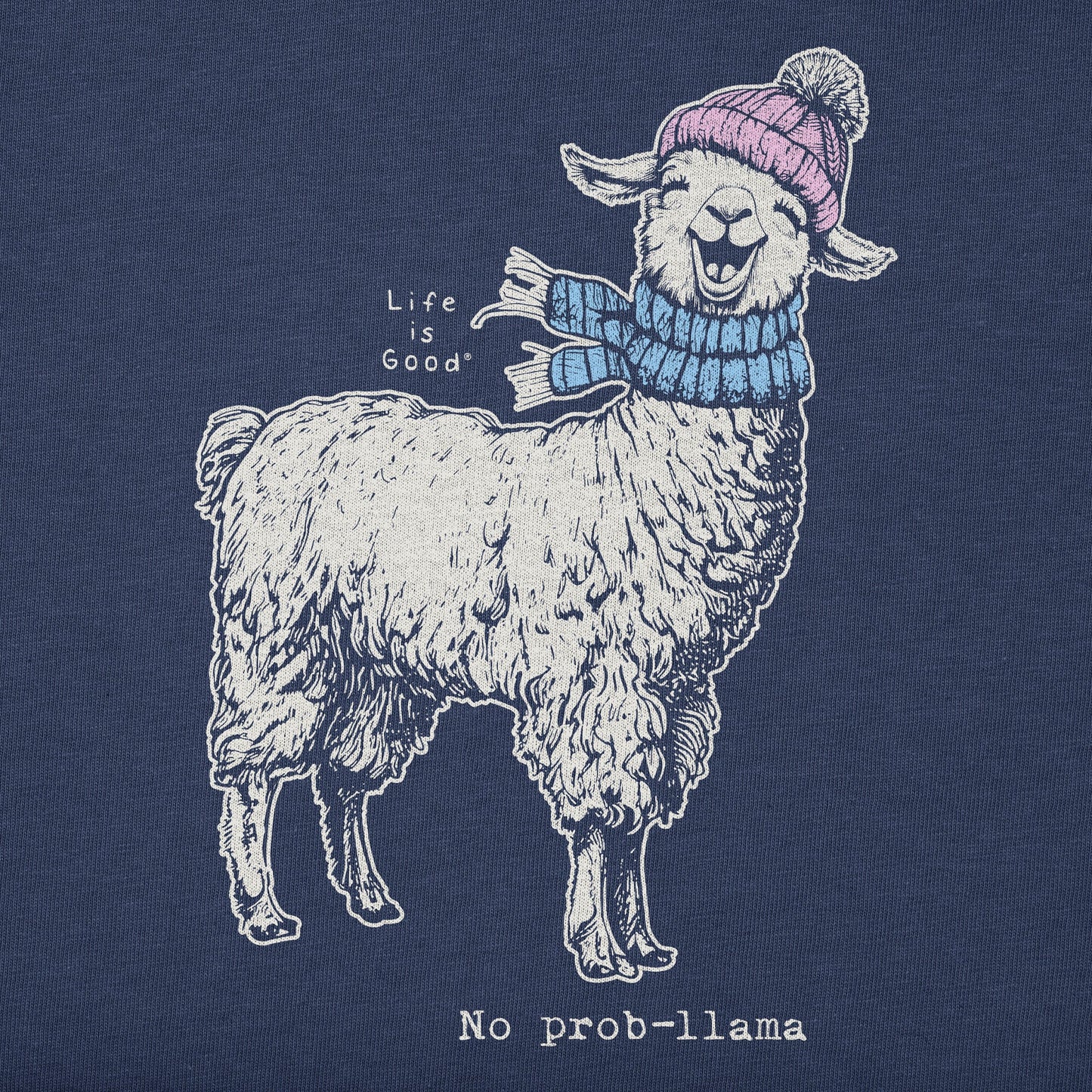 Women's No Prob-llama Long Sleeve Crusher Tee