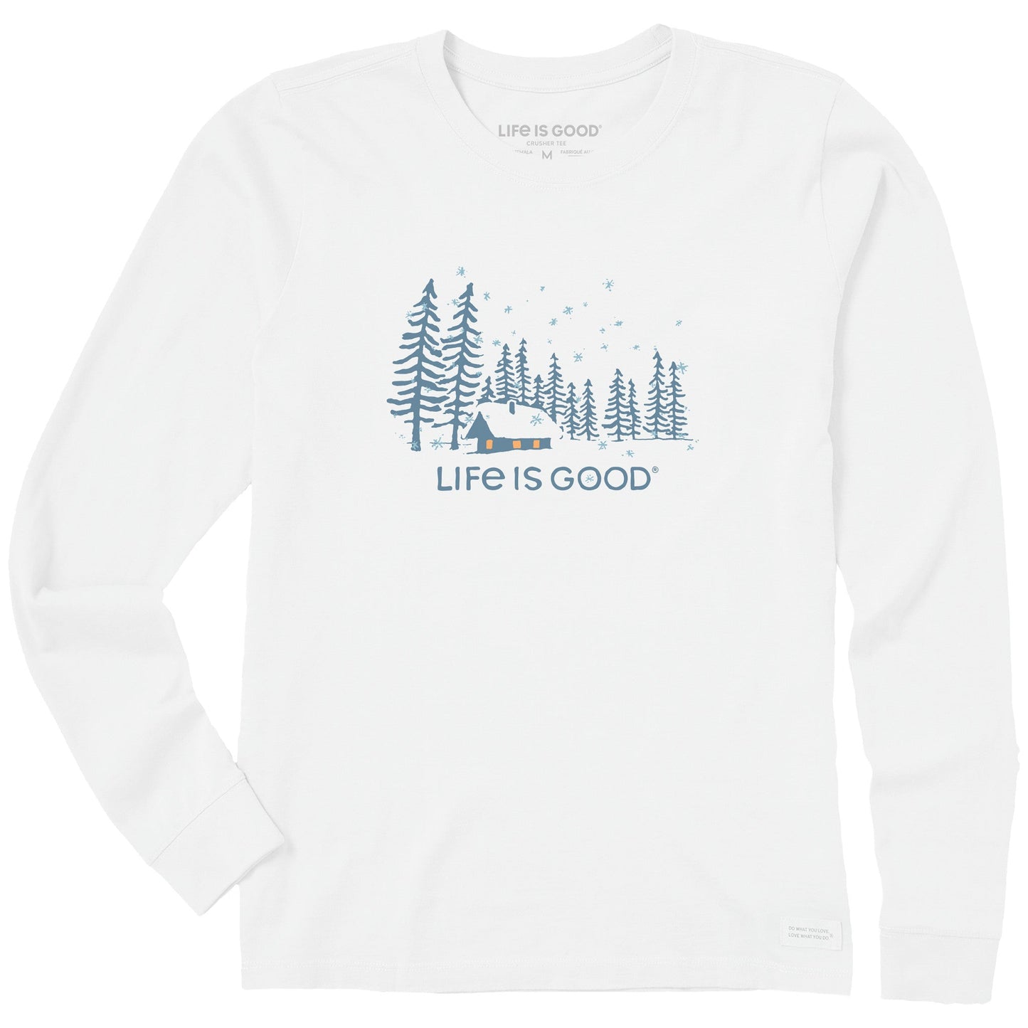 Women's Snowy Evening Long Sleeve Crusher Tee