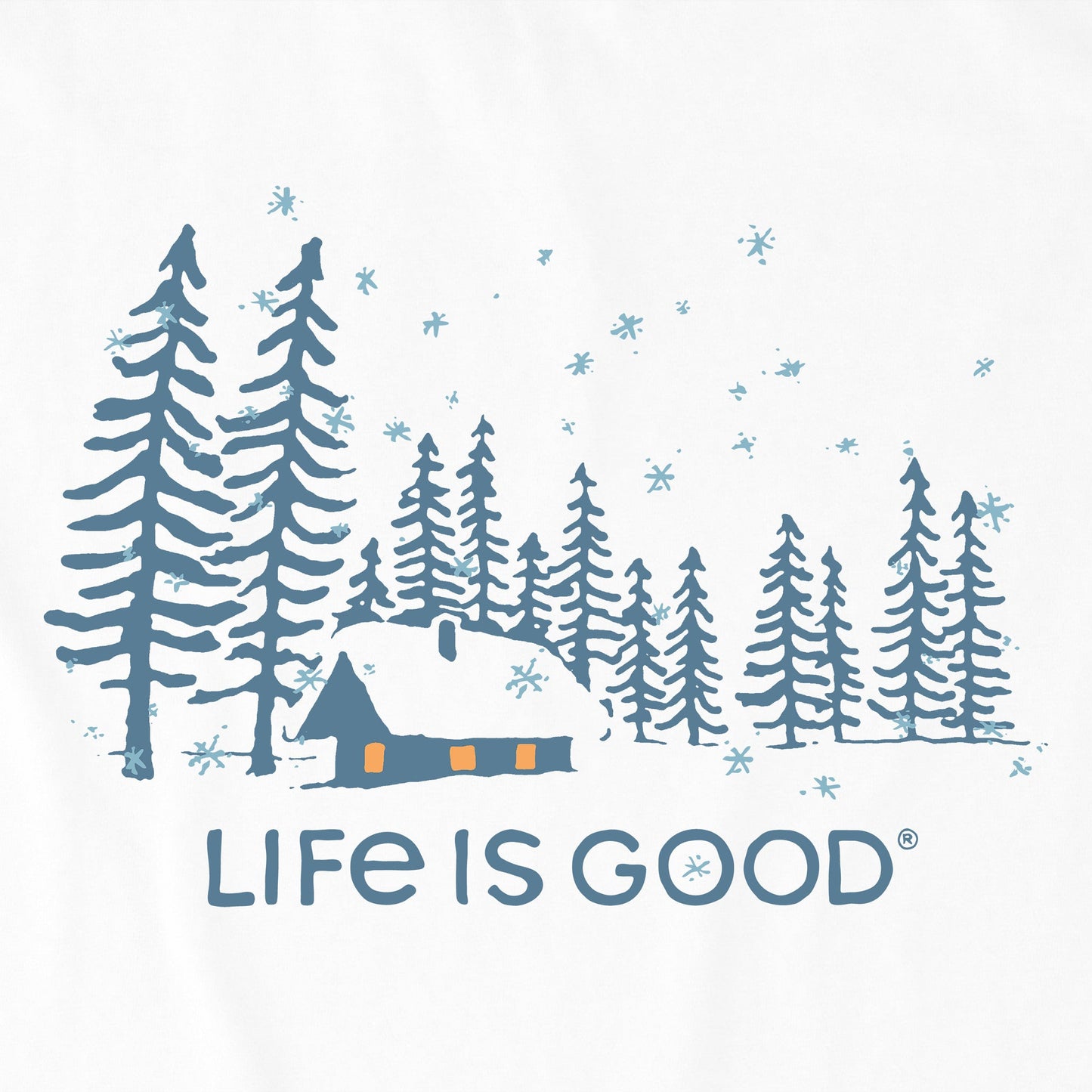 Women's Snowy Evening Long Sleeve Crusher Tee