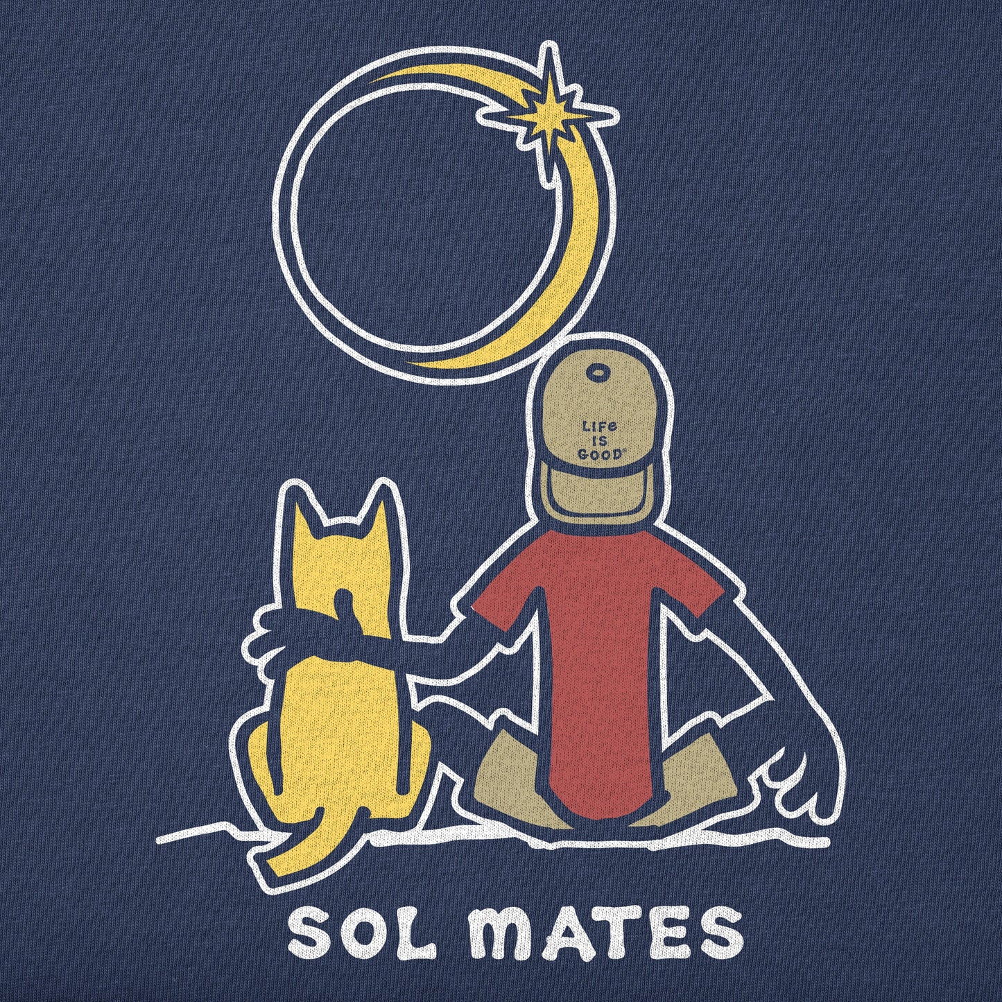 Men's Sol Mates Jake & Rocket Eclipse Short Sleeve Tee