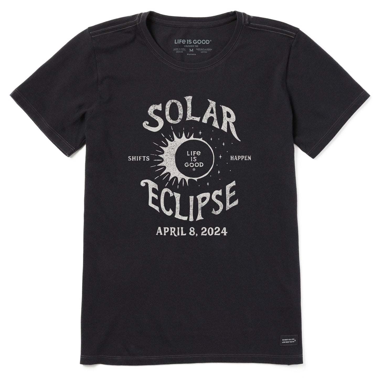 Women's Solar Eclipse Shifts Happen Short Sleeve Tee