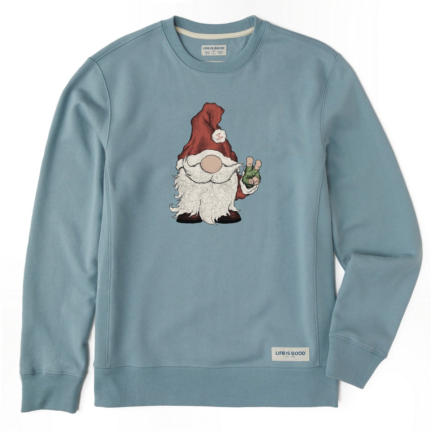 Men's Gnome Santa Simply True Fleece Crew