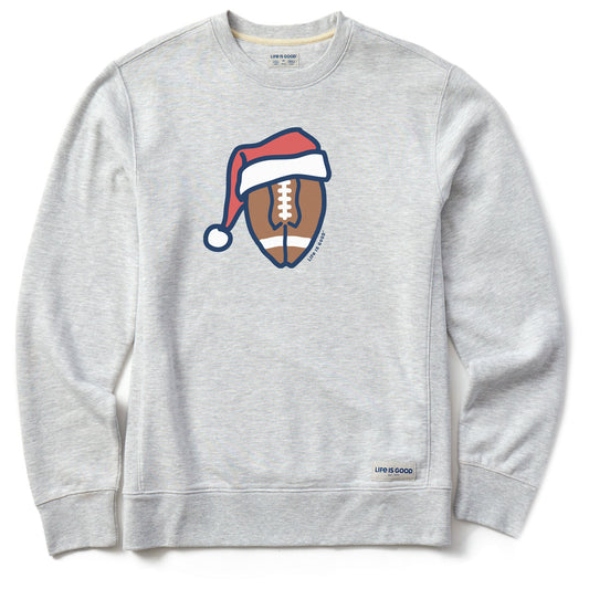 Men's Santa Football Simply True Fleece Crew