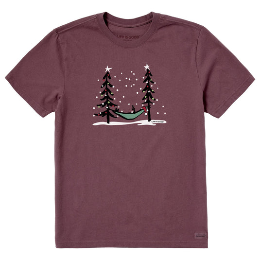Men's Peace Out Snow Hammock Short Sleeve Crusher Tee