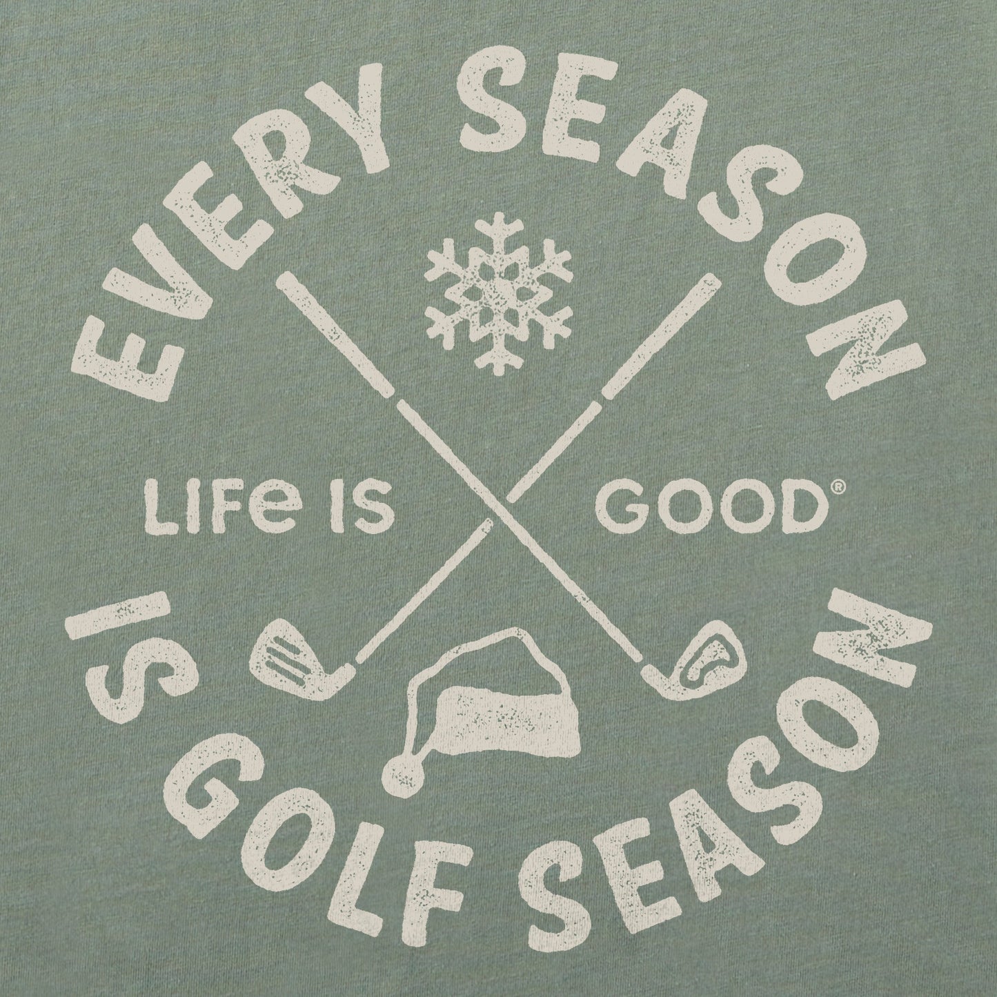 Men's Every Season is Golf Season Long Sleeve Crusher Tee