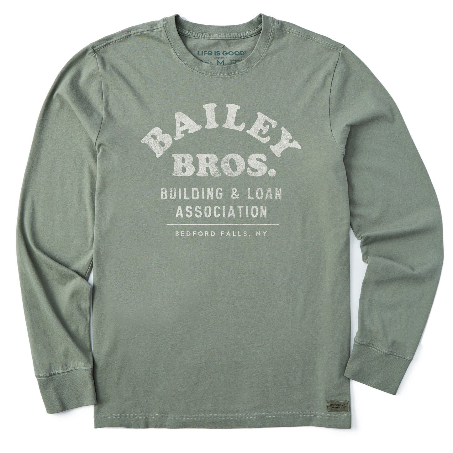 Men's Bailey Bros. Building & Loan Assoc. Long Sleeve Crusher Tee