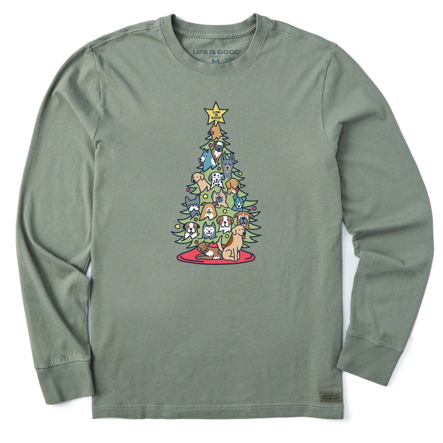Men's Bark The Herald Tree Long Sleeve Crusher Tee