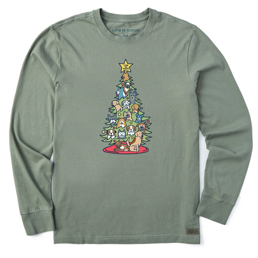 Men's Bark The Herald Tree Long Sleeve Crusher Tee