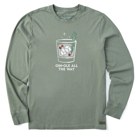 Men's Gin-Gle All the Way Long Sleeve Crusher Tee