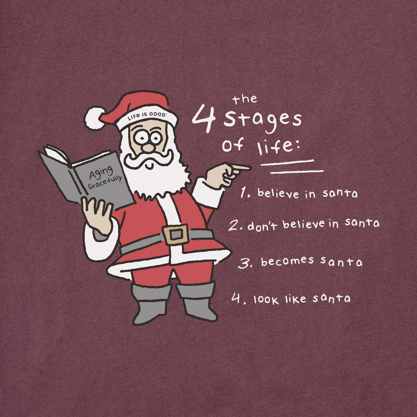 Men's Aging Gracefully Long Sleeve Crusher Tee