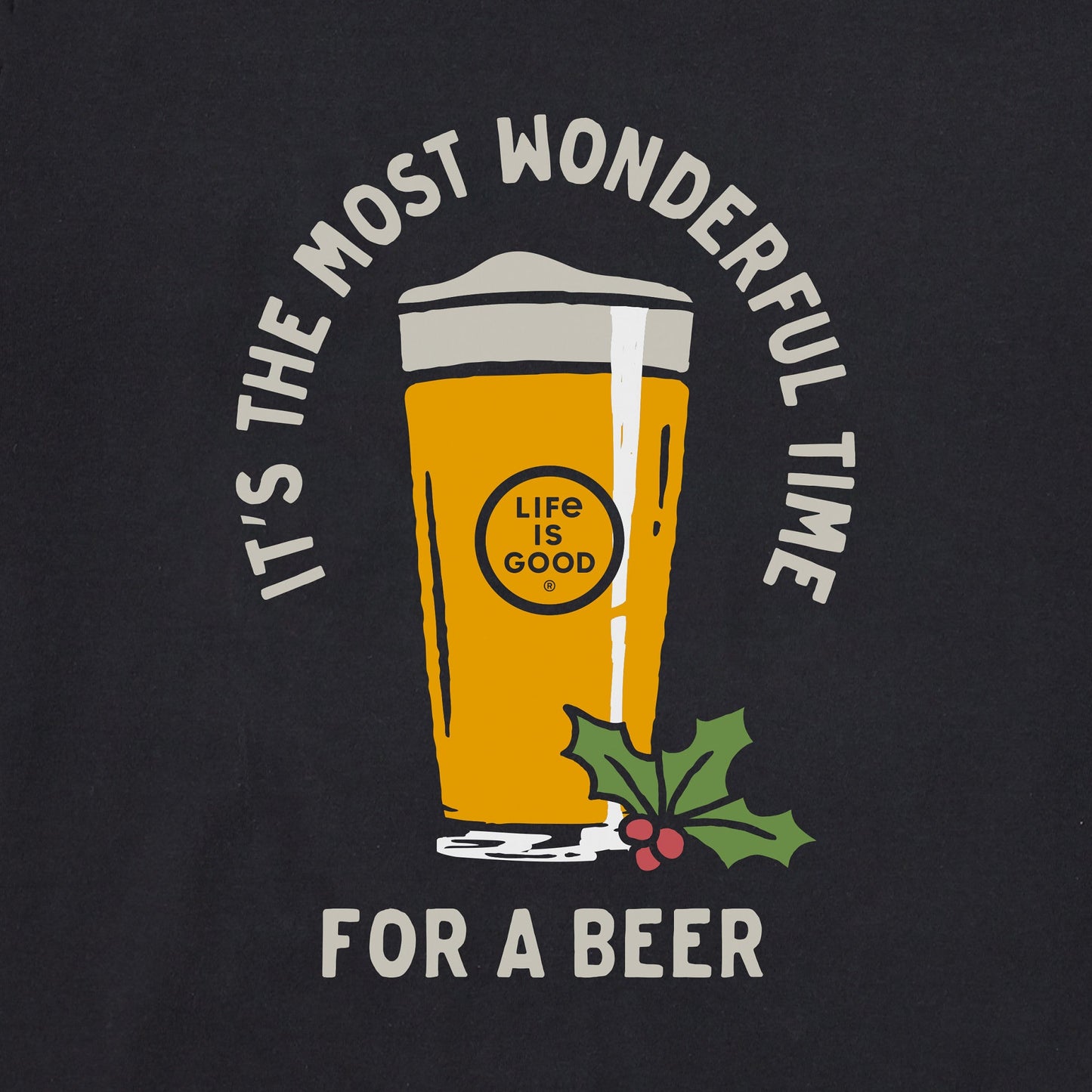 Men's Time for a Beer Long Sleeve Crusher Tee