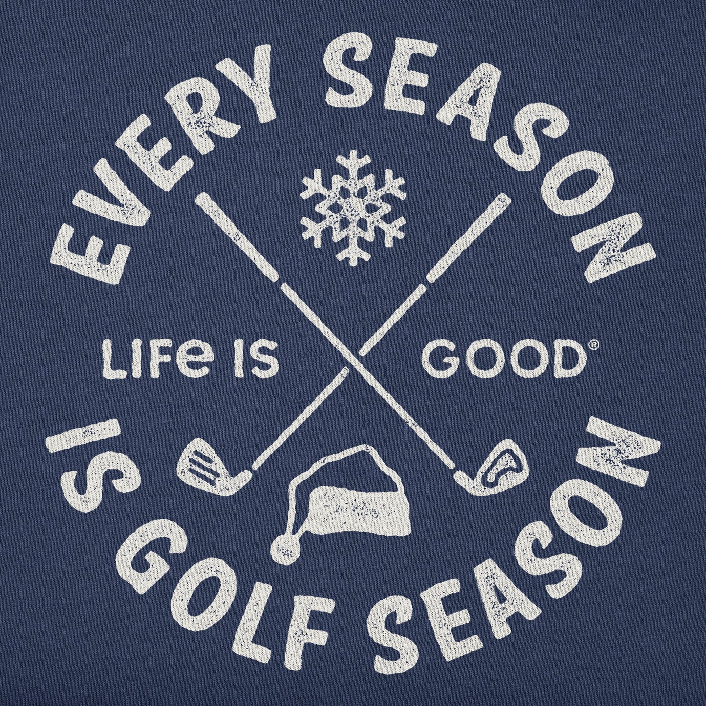 Men's Every Season is Golf Season Long Sleeve Crusher Tee
