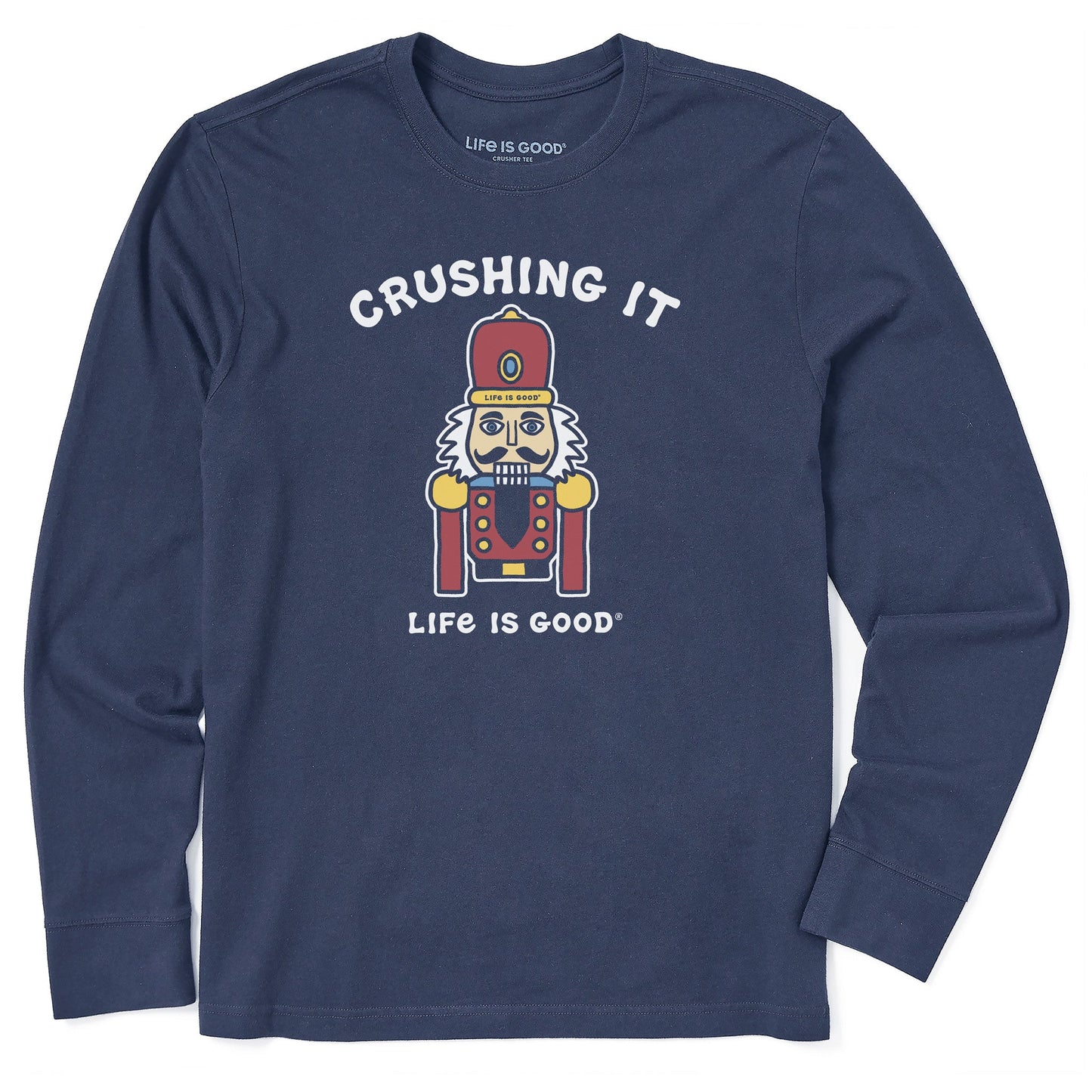 Men's Crushing It Nutcracker Long Sleeve Crusher Tee