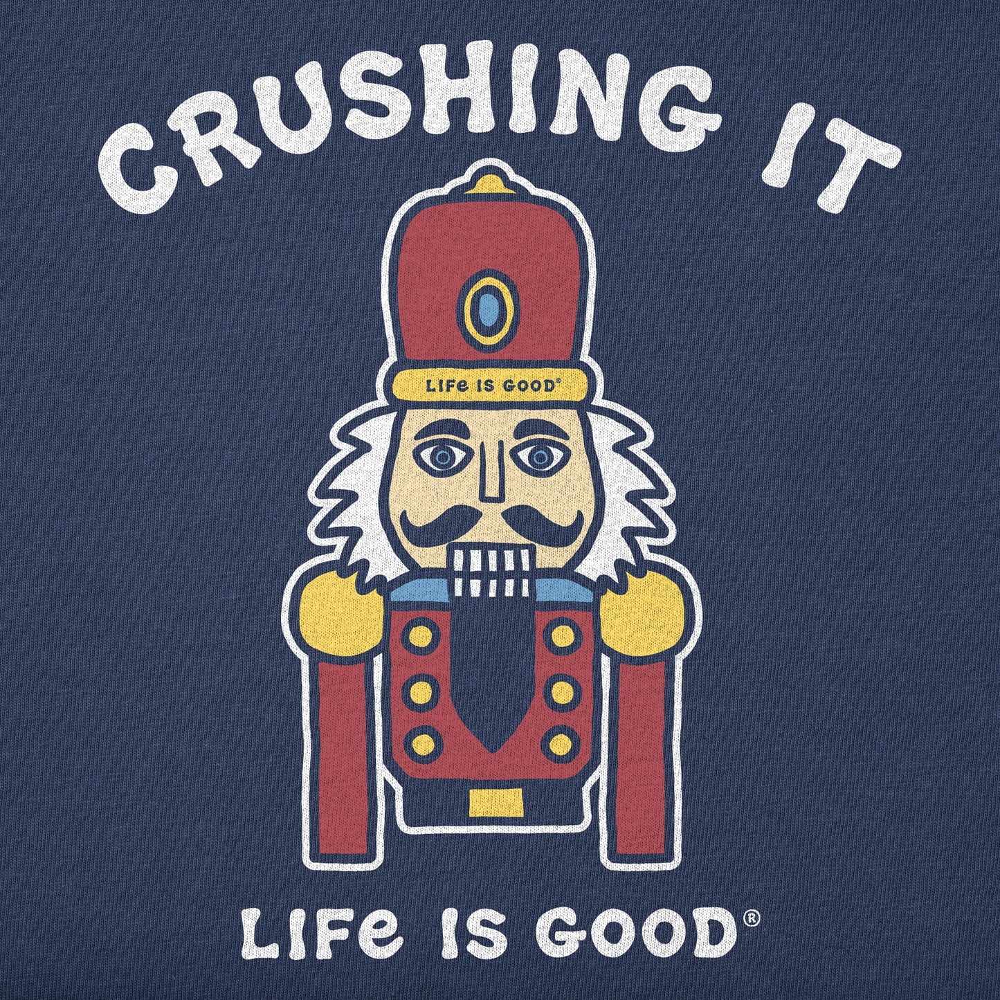 Men's Crushing It Nutcracker Long Sleeve Crusher Tee