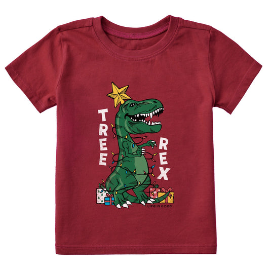 Toddler Tree Rex Short Sleeve Crusher Tee