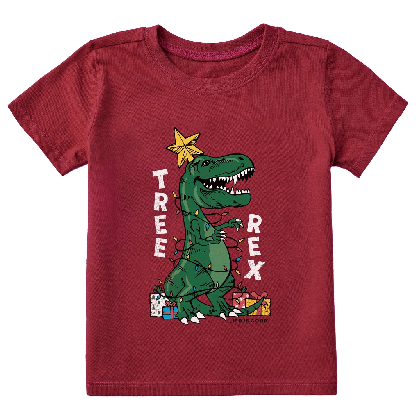Toddler Tree Rex Short Sleeve Crusher Tee