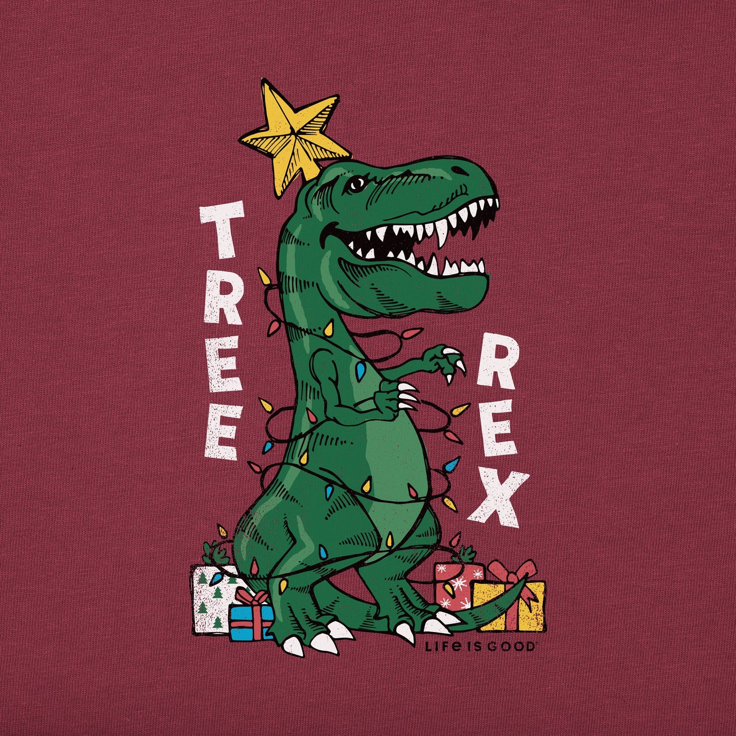 Toddler Tree Rex Short Sleeve Crusher Tee
