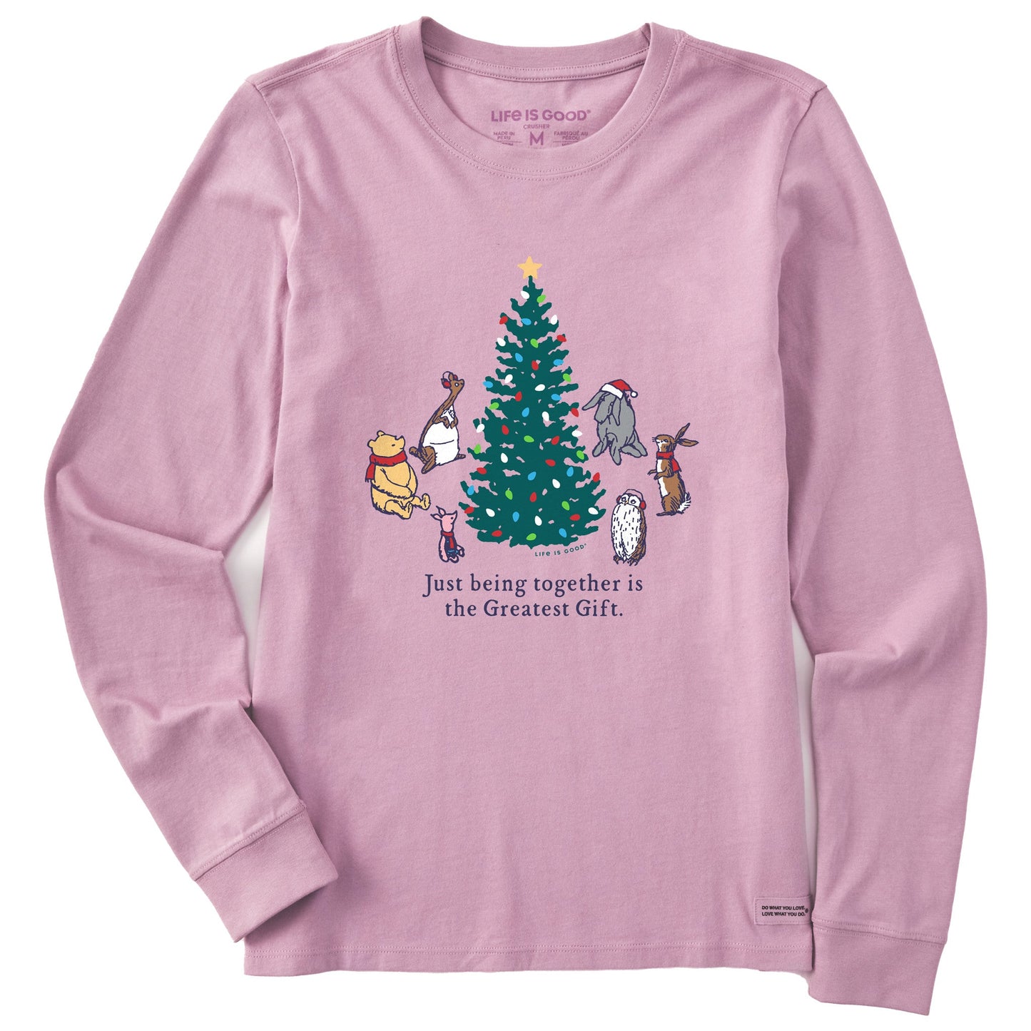 Women's Greatest Gift Winnie & Friends Long Sleeve Crusher Tee