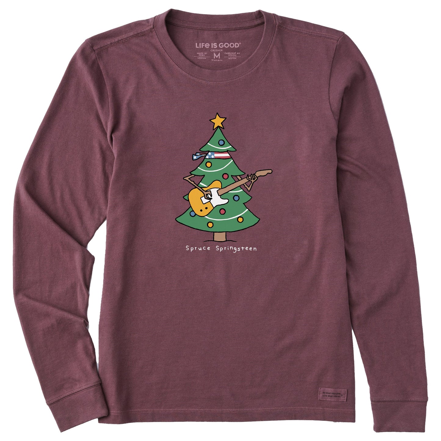 Women's Spruce Springsteen Long Sleeve Crusher Tee