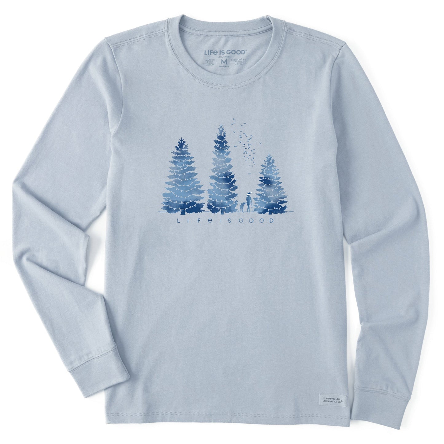 Women's Christmas Hike Long Sleeve Crusher Tee