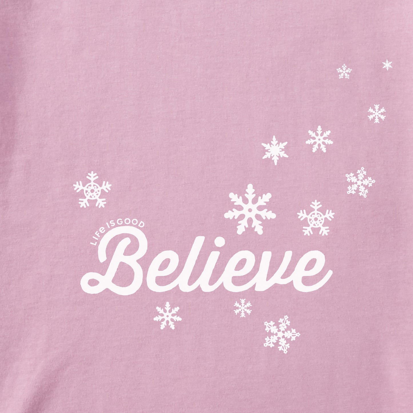Women's Believe Long Sleeve Crusher Tee