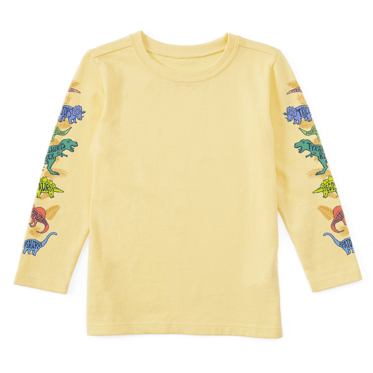 Toddler Dinosaurs Long Sleeve Crusher Tee