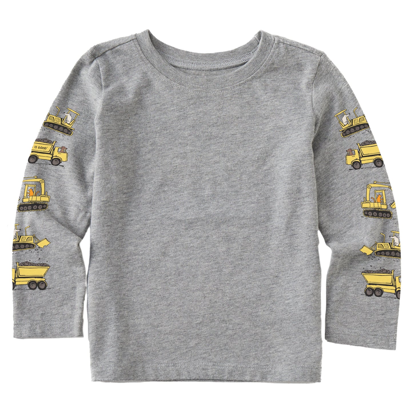 Toddler Construction Crew Pals Long Sleeve Crusher Tee