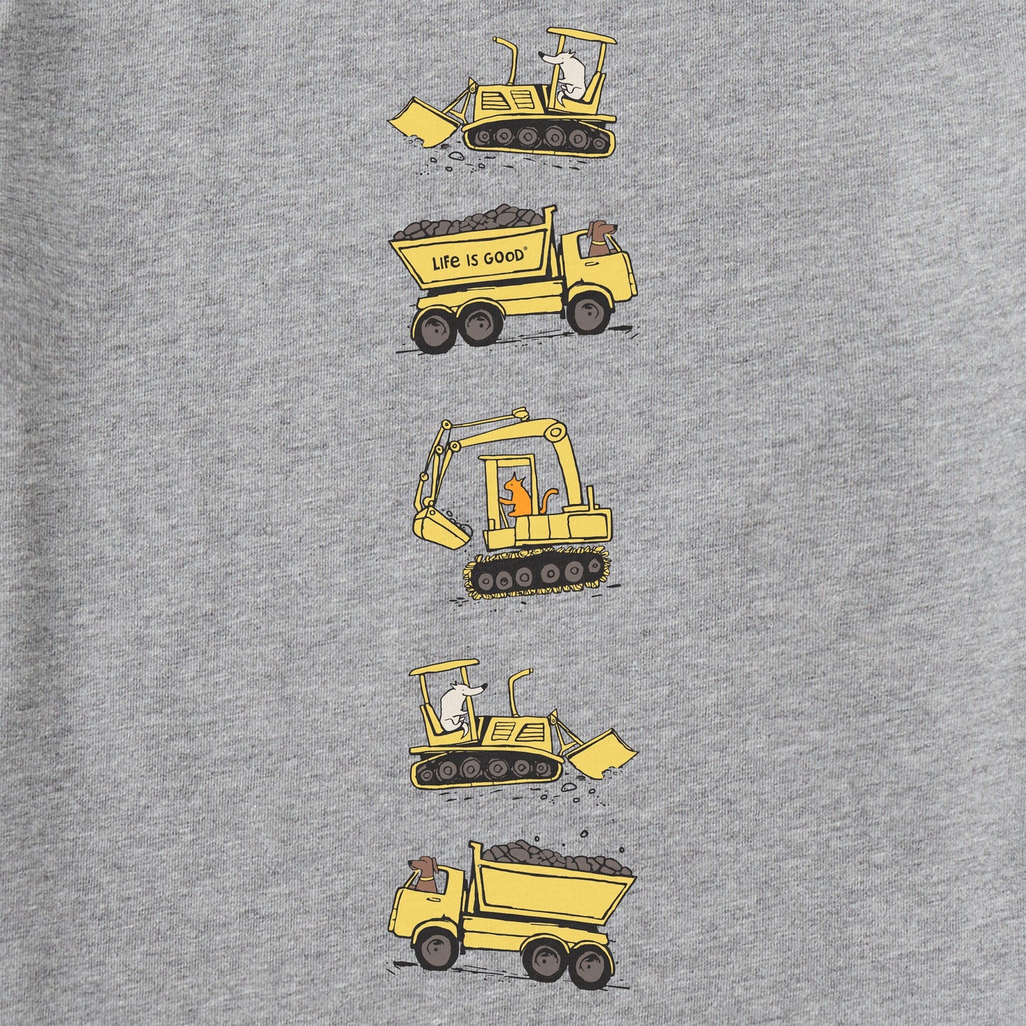 Toddler Construction Crew Pals Long Sleeve Crusher Tee