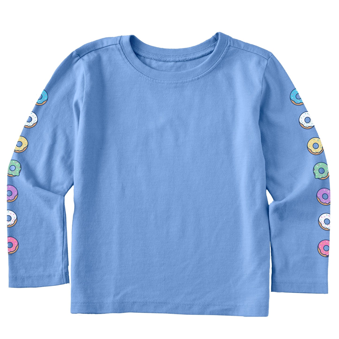 Toddler Donuts Long Sleeve Crusher Tee